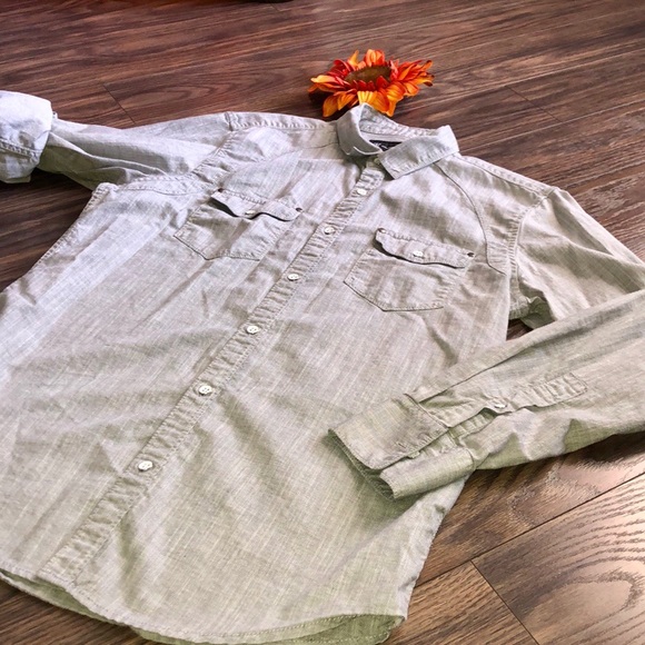 ❌SOLD❌🦋B2G1🦋Men’s INC Collared Dress Shirt MED - Picture 4 of 8